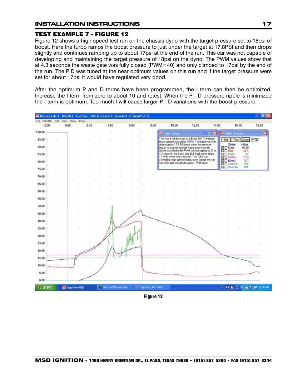 MSD 7562 Programmable Launch Boost Controller Installation User Manual | Page 17 / 24