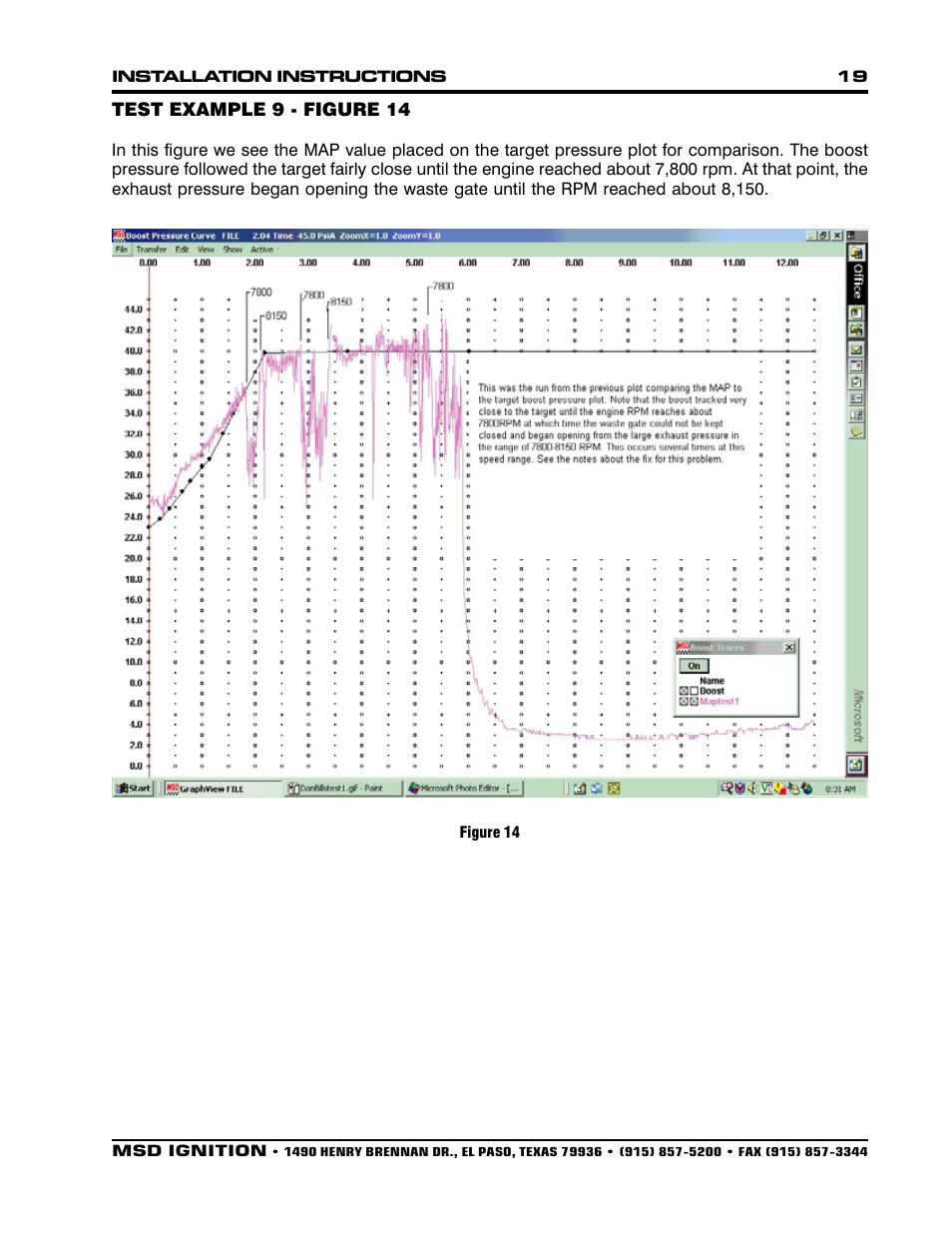 MSD 7562 Programmable Launch Boost Controller Installation User Manual | Page 19 / 24
