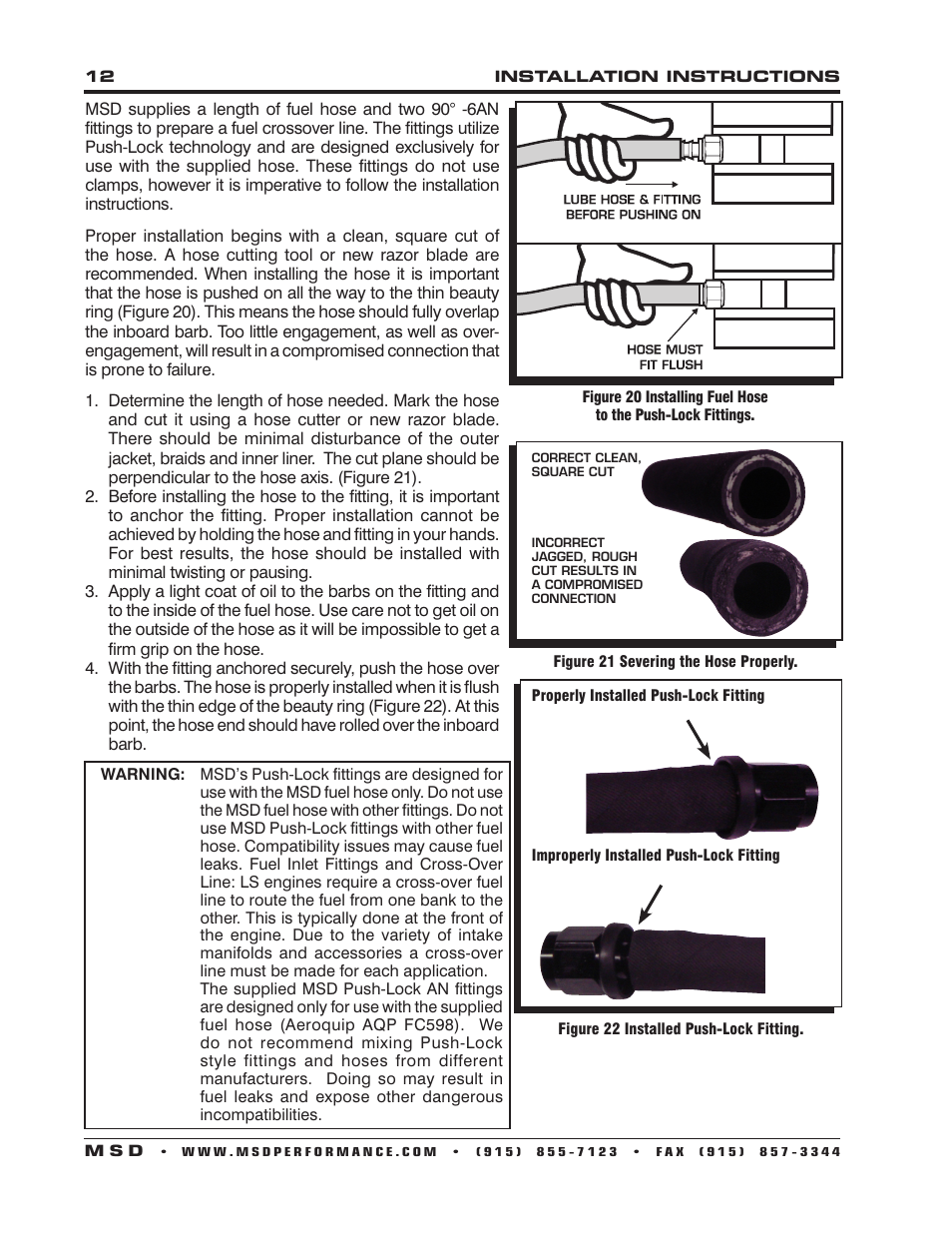 MSD 2960 Atomic LS7 Master Kit Installation User Manual | Page 12 / 24