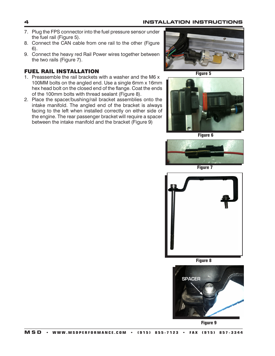 MSD 2960 Atomic LS7 Master Kit Installation User Manual | Page 4 / 24