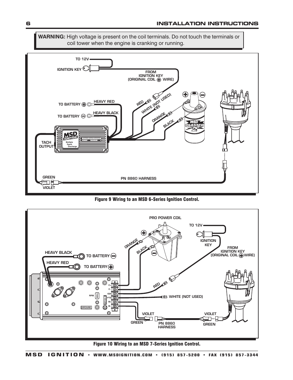 MSD 8598 Ford 289_302 Billet Distributor Installation User Manual | Page 6 / 8