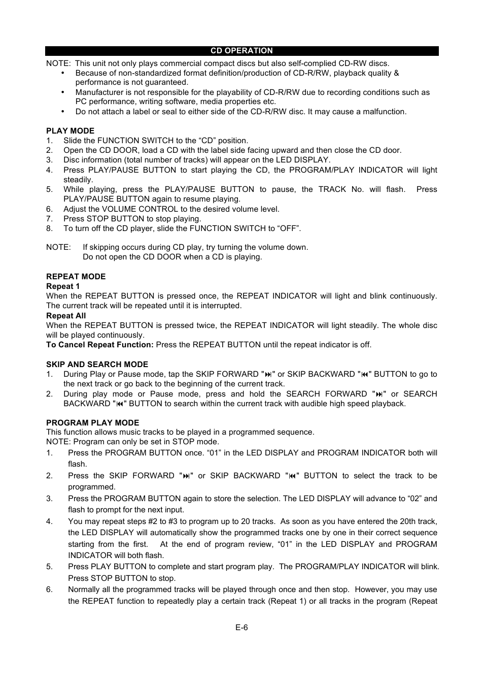 Naxa NPB-237 User Manual | Page 7 / 9