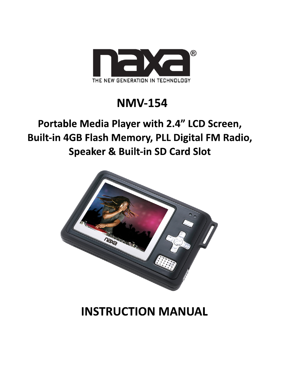 Naxa NMV-154 User Manual | 30 pages