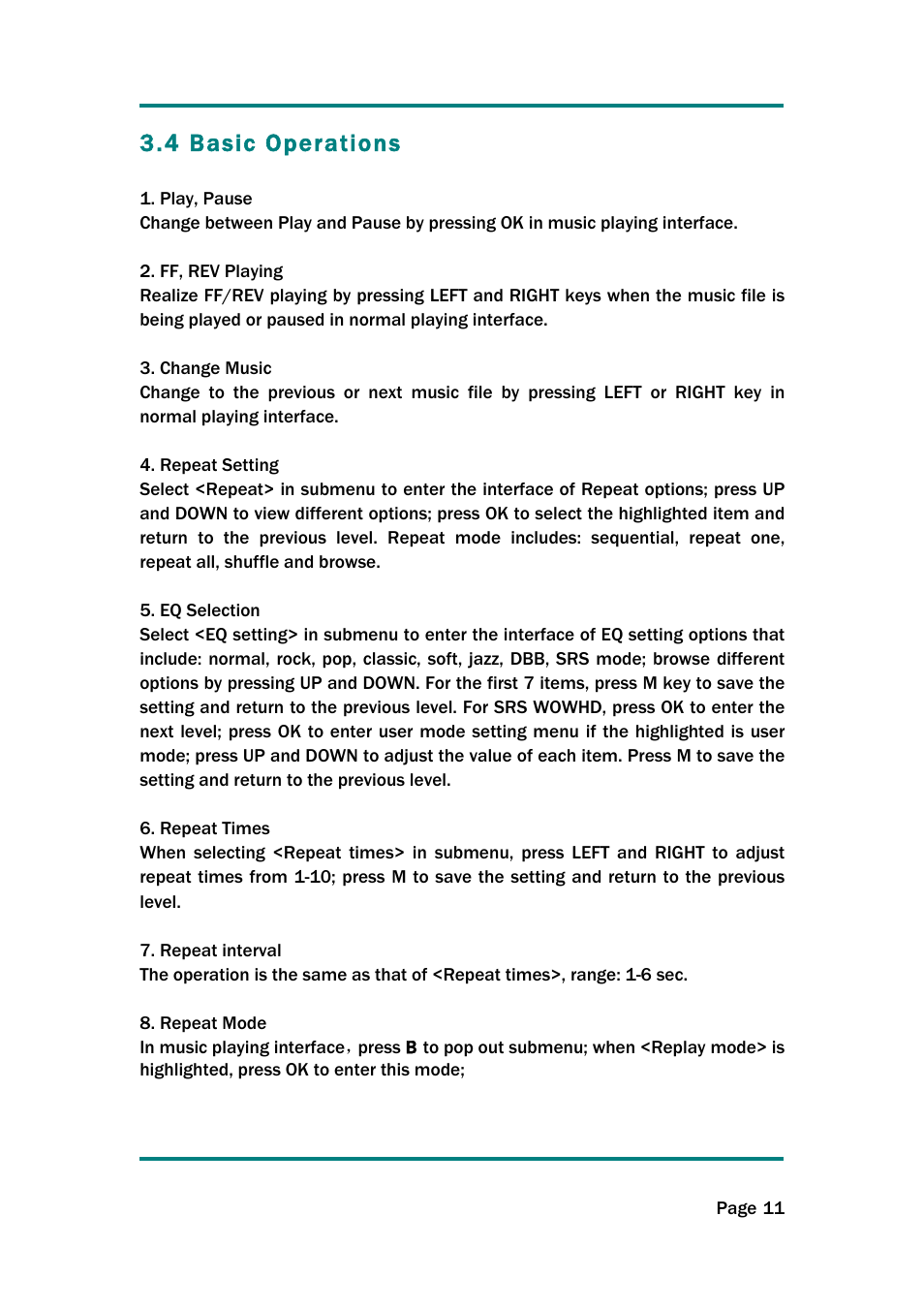 4 basic operations | Naxa NMV-154 User Manual | Page 12 / 30