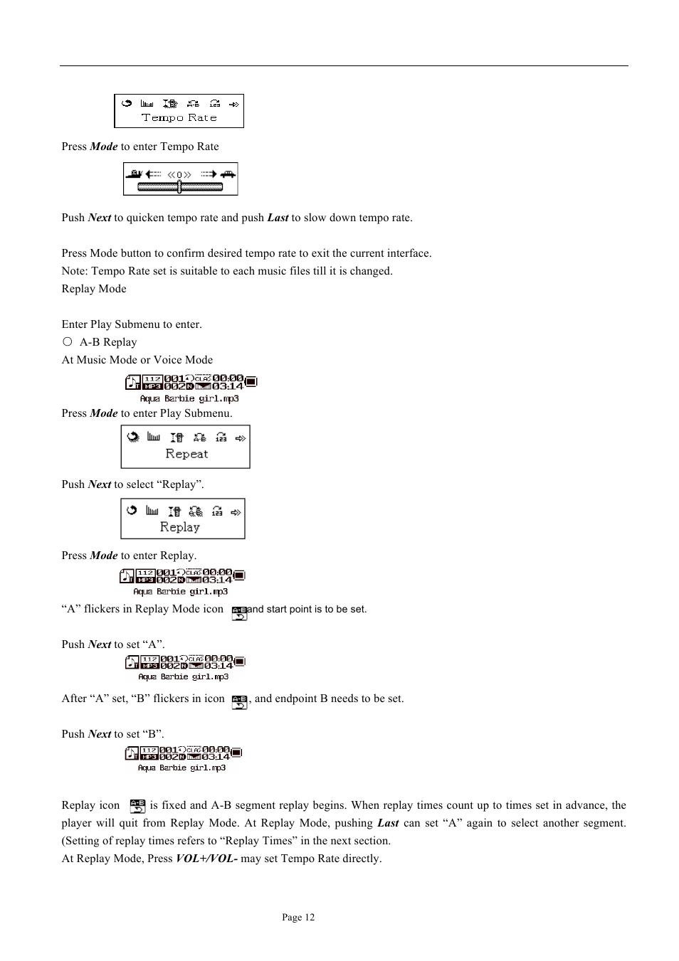 Naxa NM-105 User Manual | Page 12 / 14