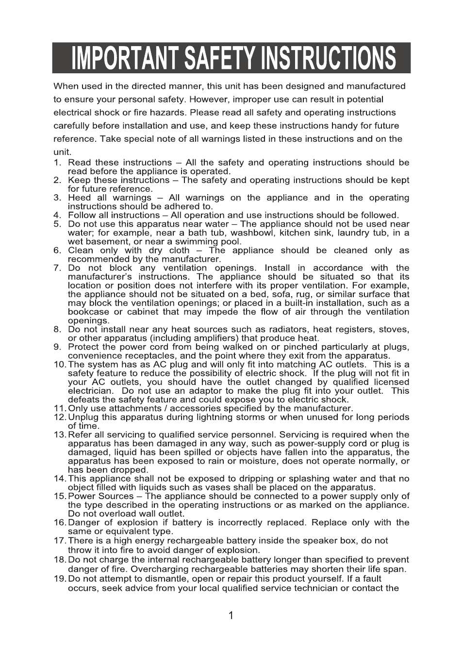 Naxa NI-3107 User Manual | Page 2 / 14