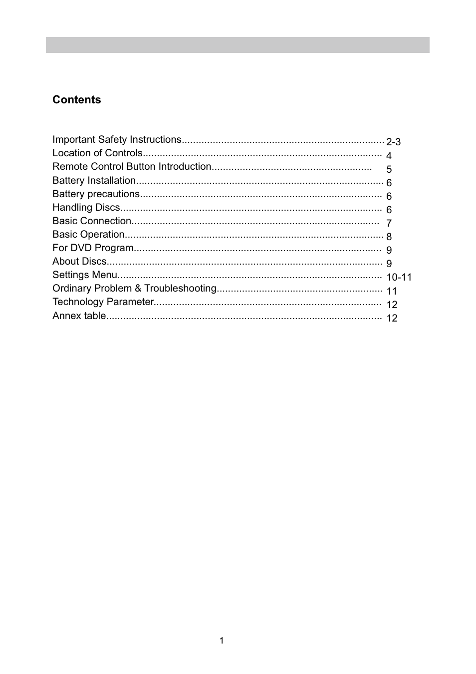 Naxa NPD-1003 User Manual | Page 2 / 13