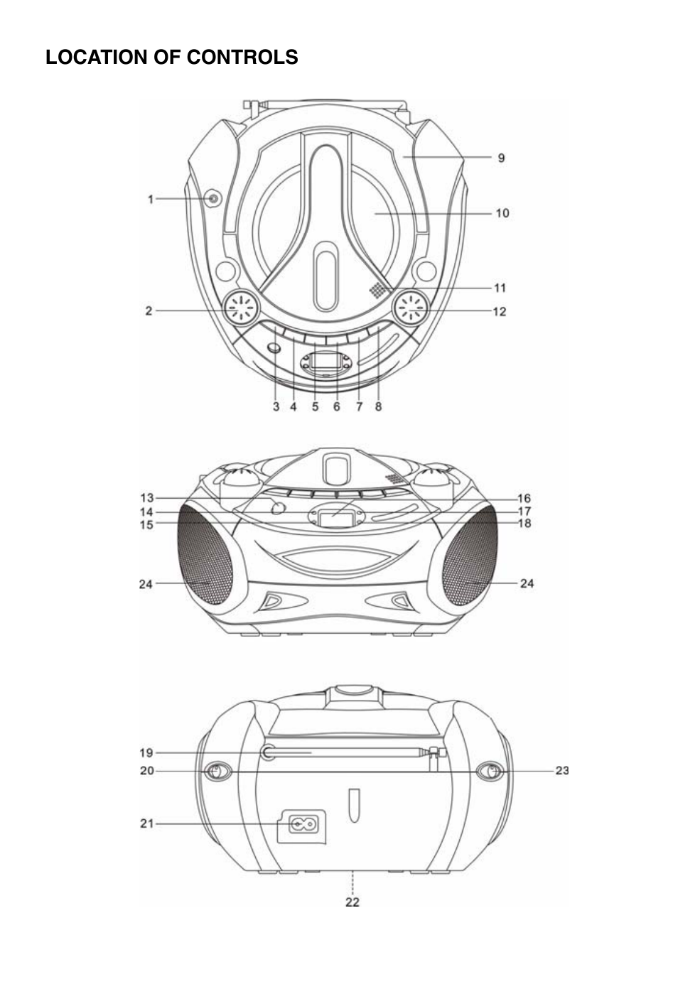 Naxa NPB-245 User Manual | Page 3 / 7