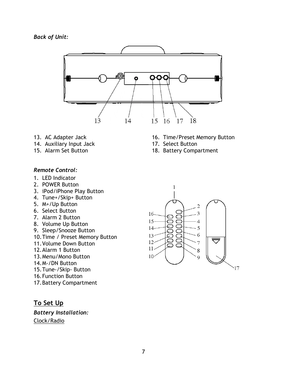 Naxa NI-3103A User Manual | Page 7 / 13