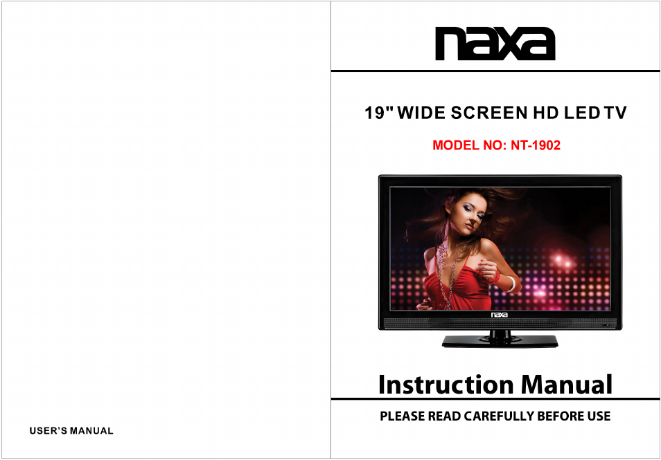 Naxa NT-1902 User Manual | 16 pages