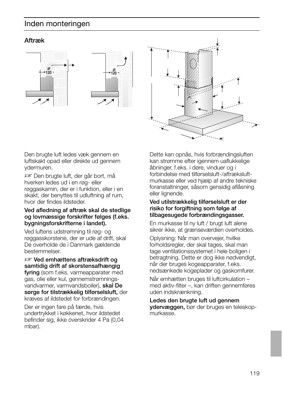 Inden monteringen | Siemens LC 47650 User Manual | Page 119 / 124