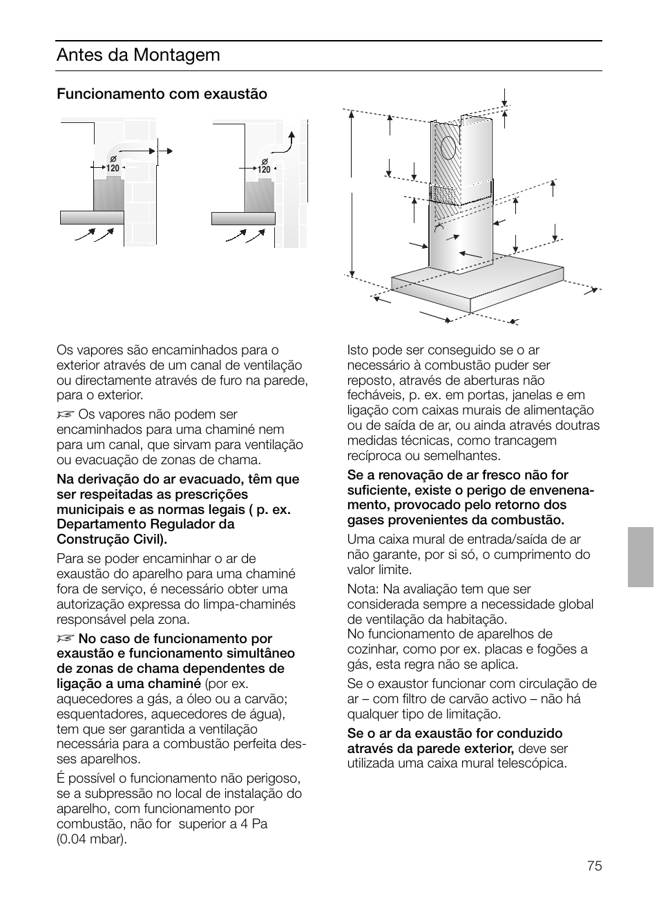 Antes da montagem | Siemens LC 47650 User Manual | Page 75 / 124