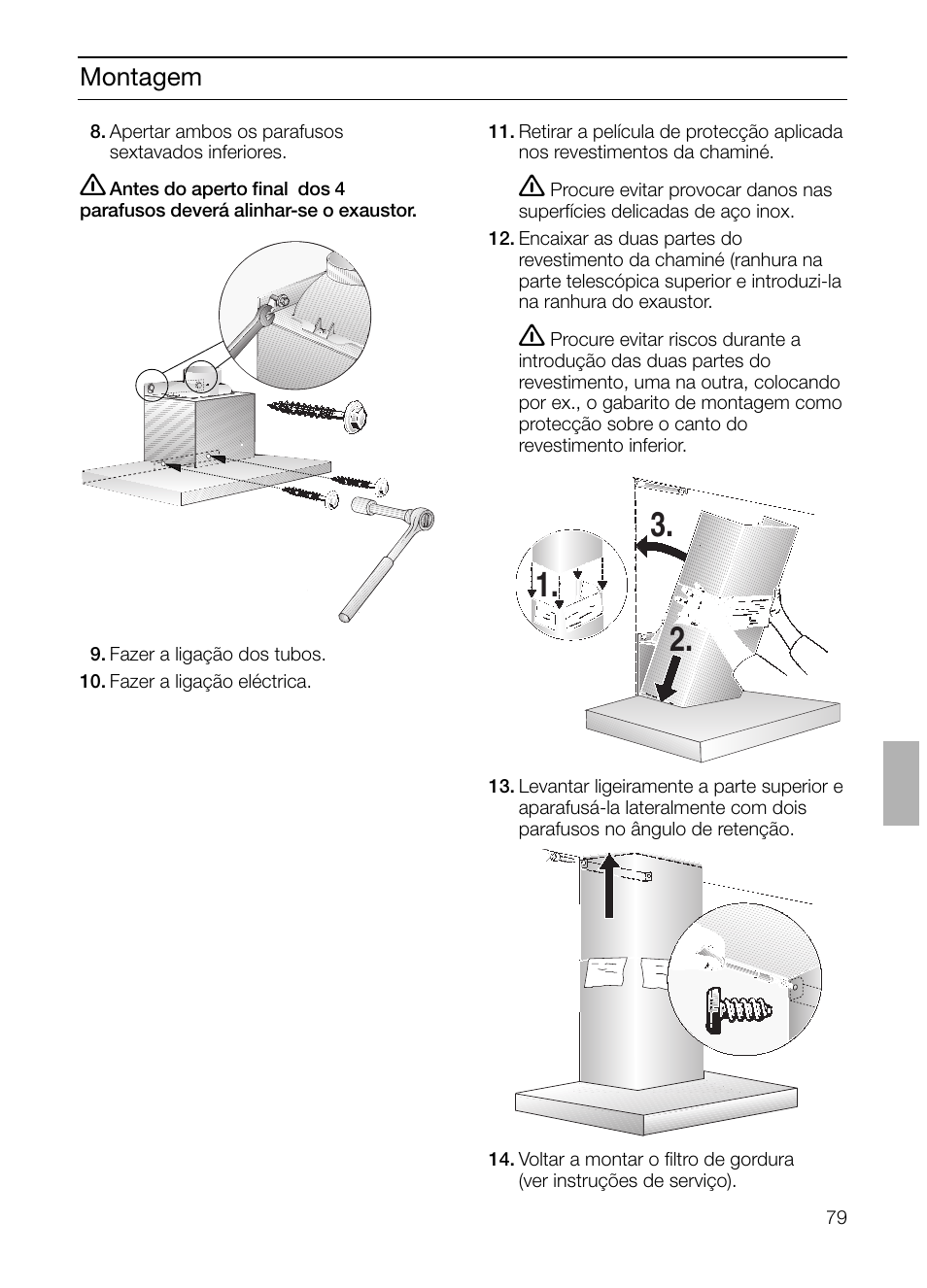 Montagem | Siemens LC 47650 User Manual | Page 79 / 124