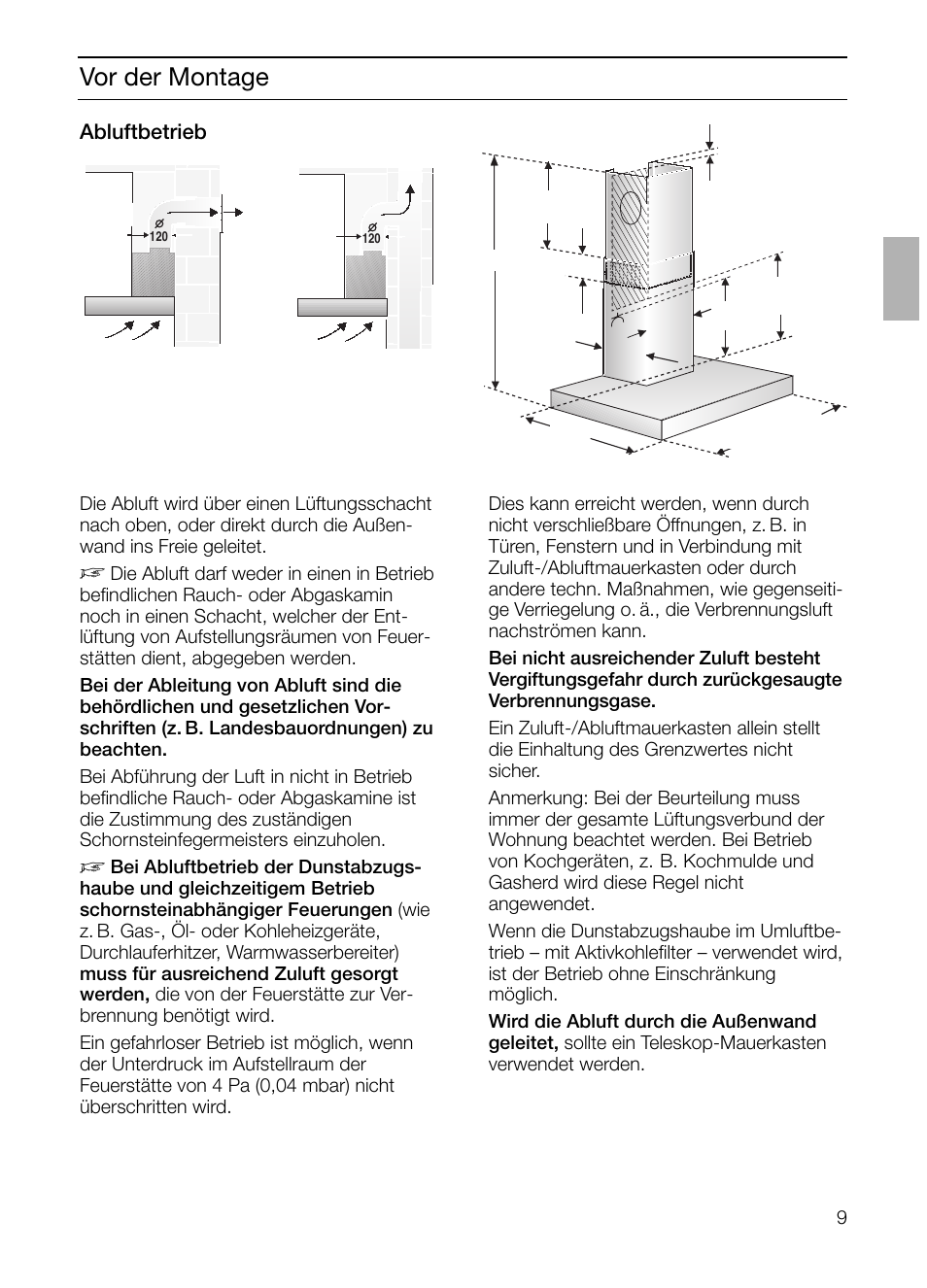 Vor der montage | Siemens LC 47650 User Manual | Page 9 / 124