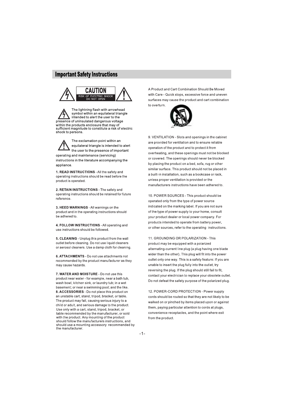 Naxa ND-855 User Manual | Page 3 / 22