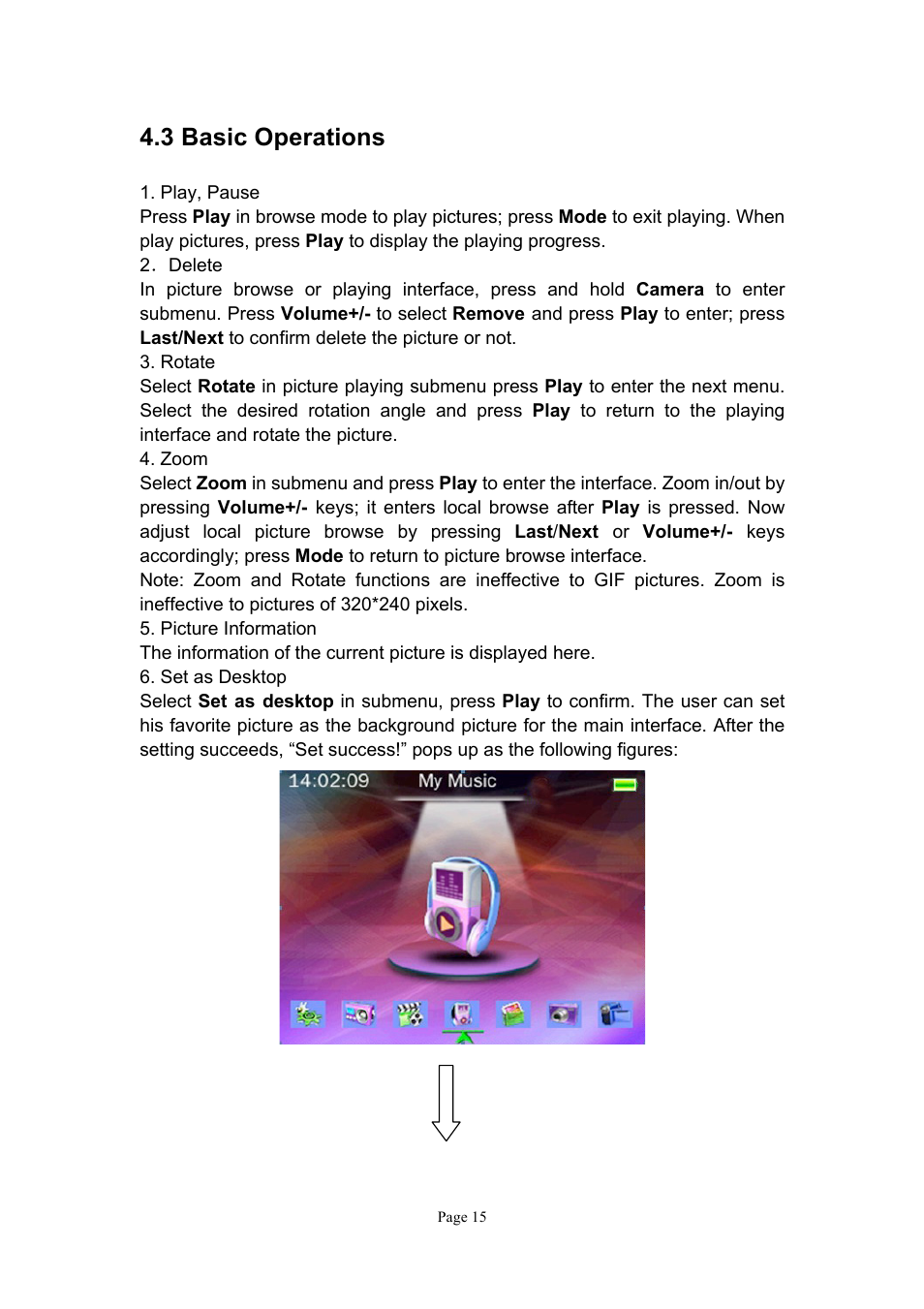 3 basic operations | Naxa NMV-151 User Manual | Page 16 / 35