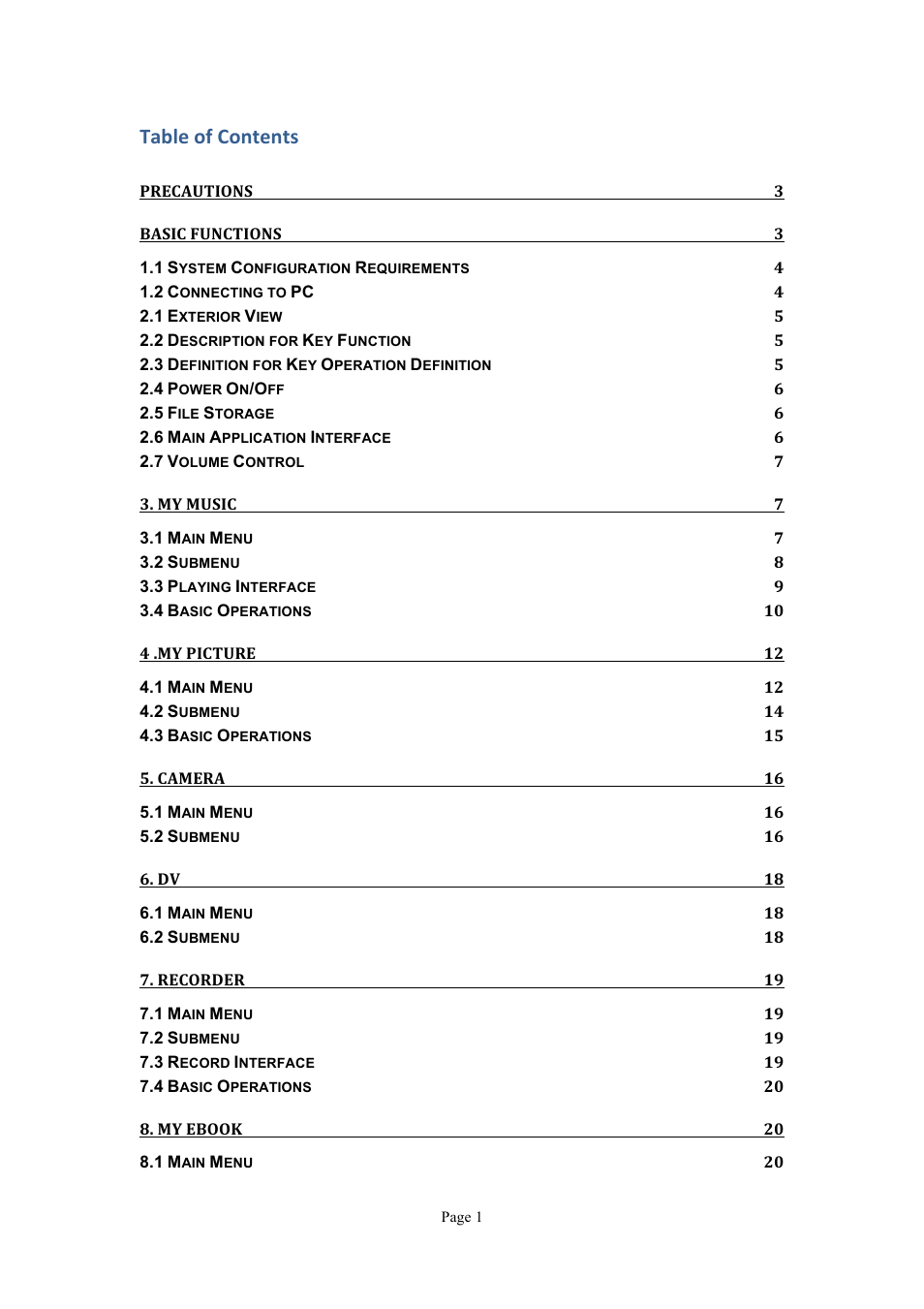 Naxa NMV-151 User Manual | Page 2 / 35
