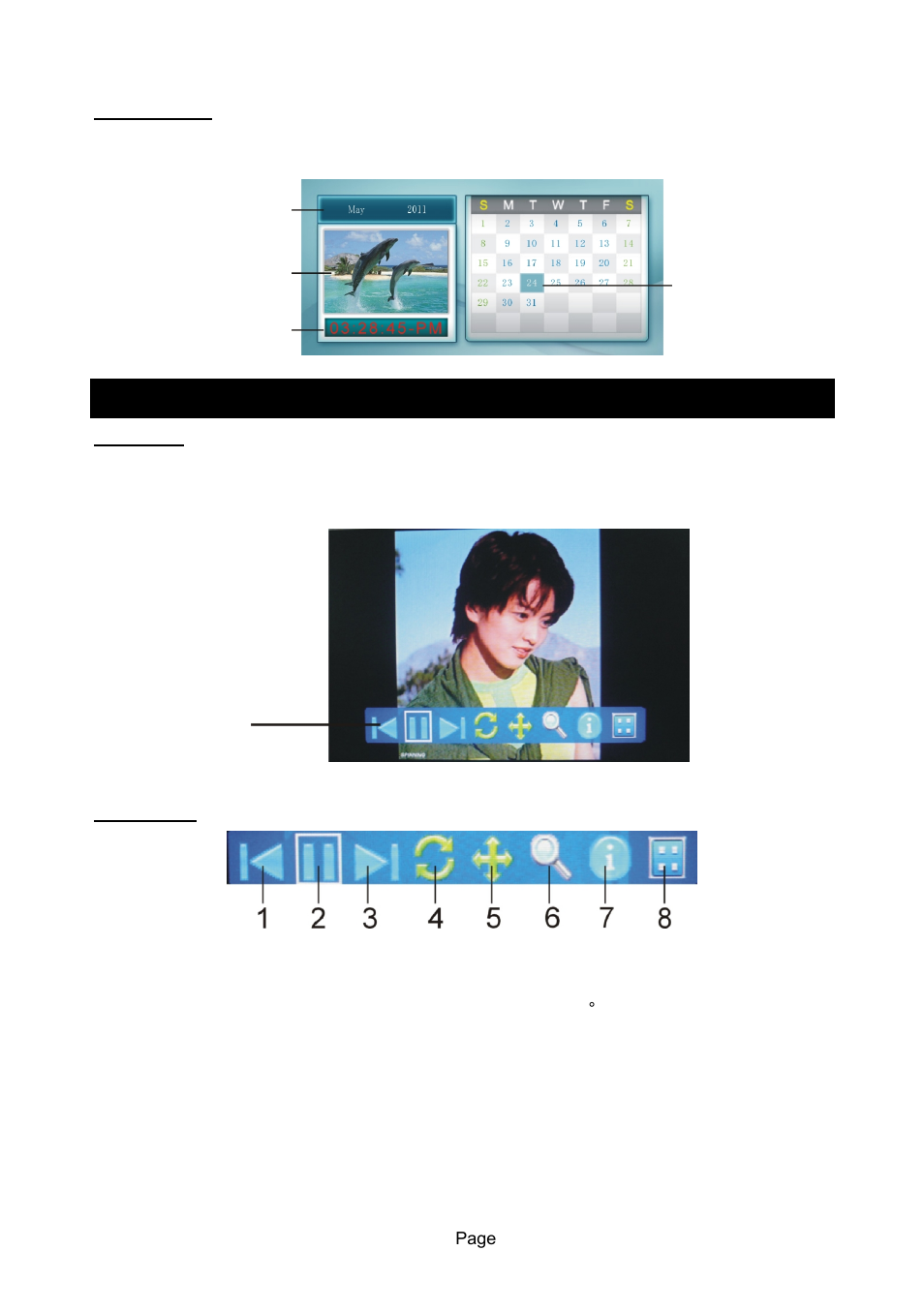 Photo playback | Naxa NF-502 User Manual | Page 9 / 17