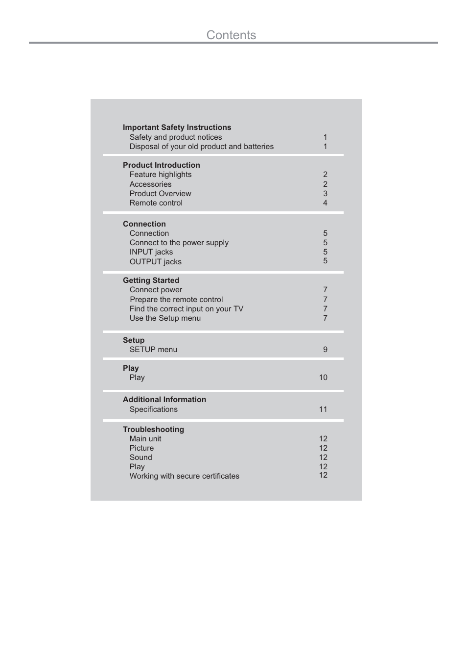 Naxa NGT-20 User Manual | Page 2 / 15