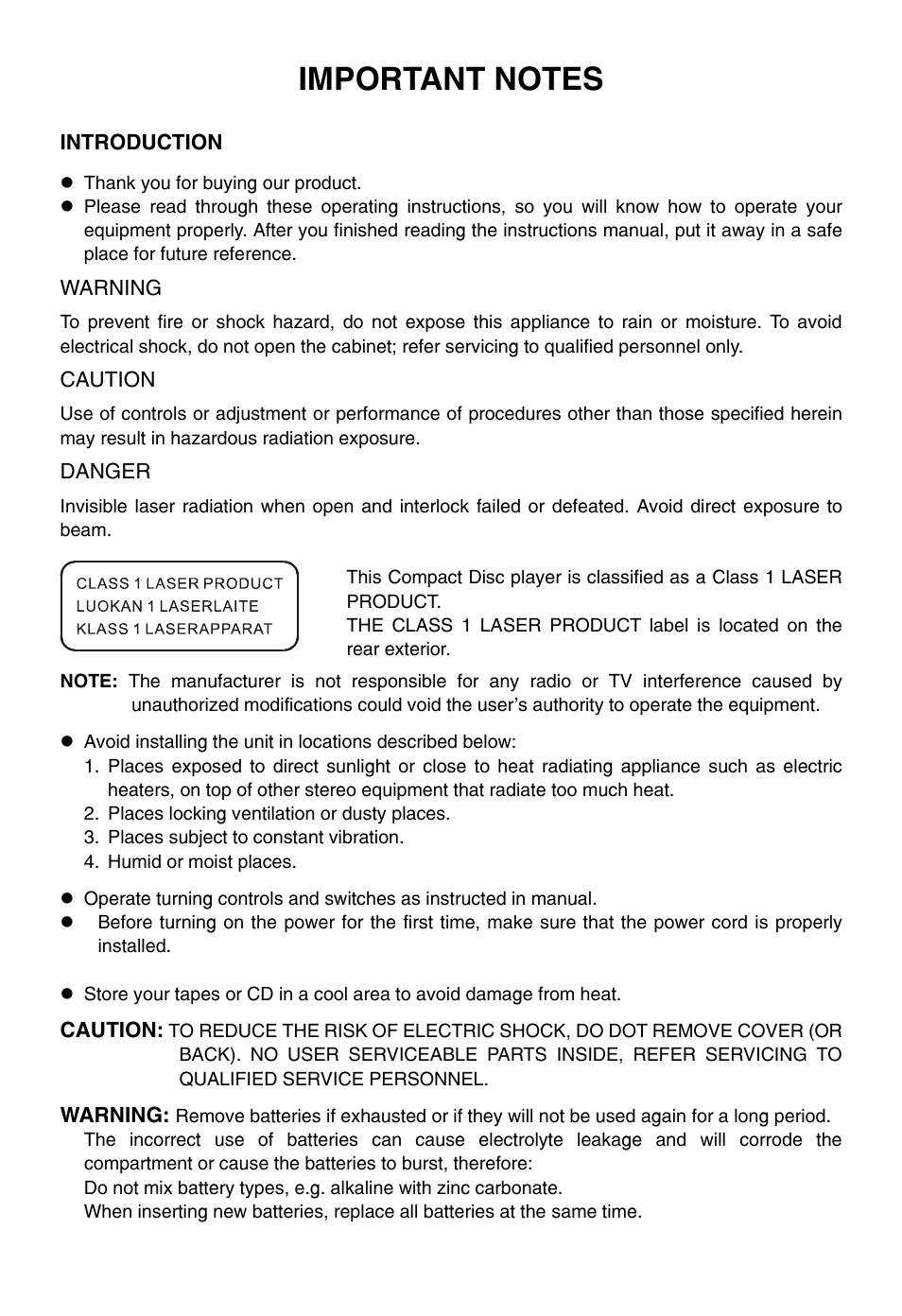 Naxa NPB-241 User Manual | Page 2 / 9