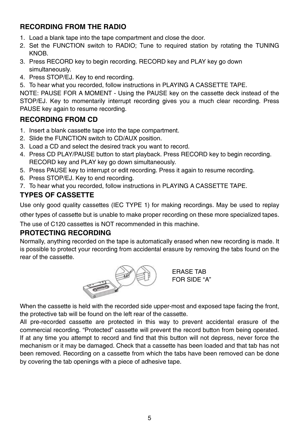 Naxa NPB-241 User Manual | Page 6 / 9