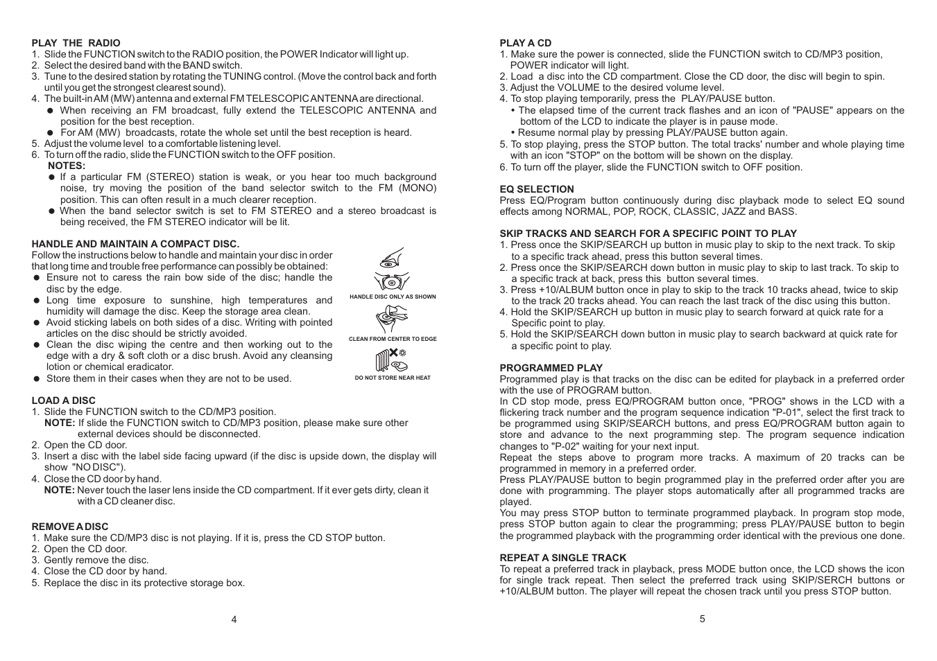 Naxa NPB-256 User Manual | Page 3 / 5
