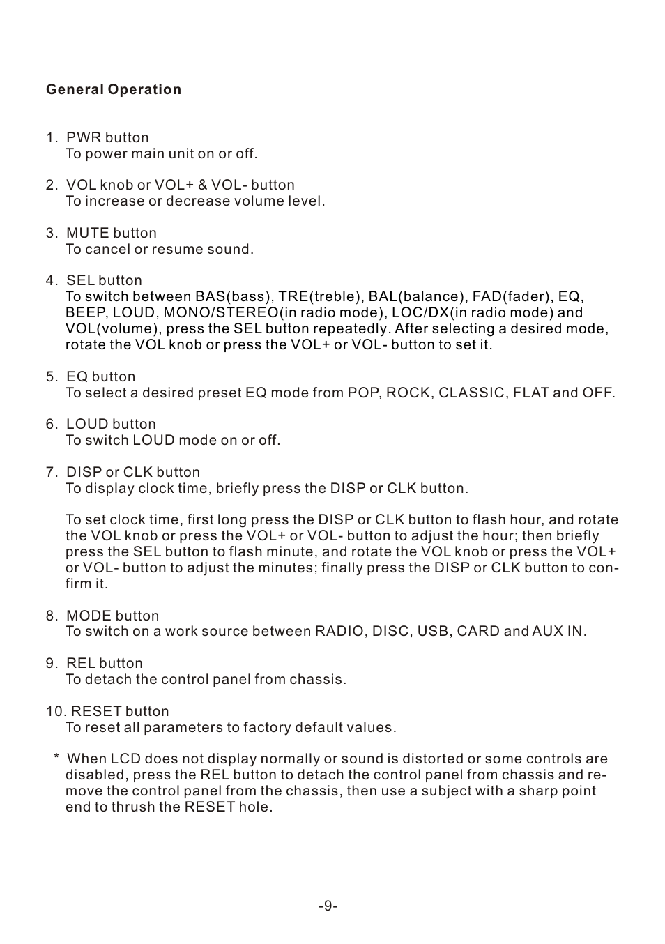 页 10 | Naxa NCA-604 User Manual | Page 10 / 17