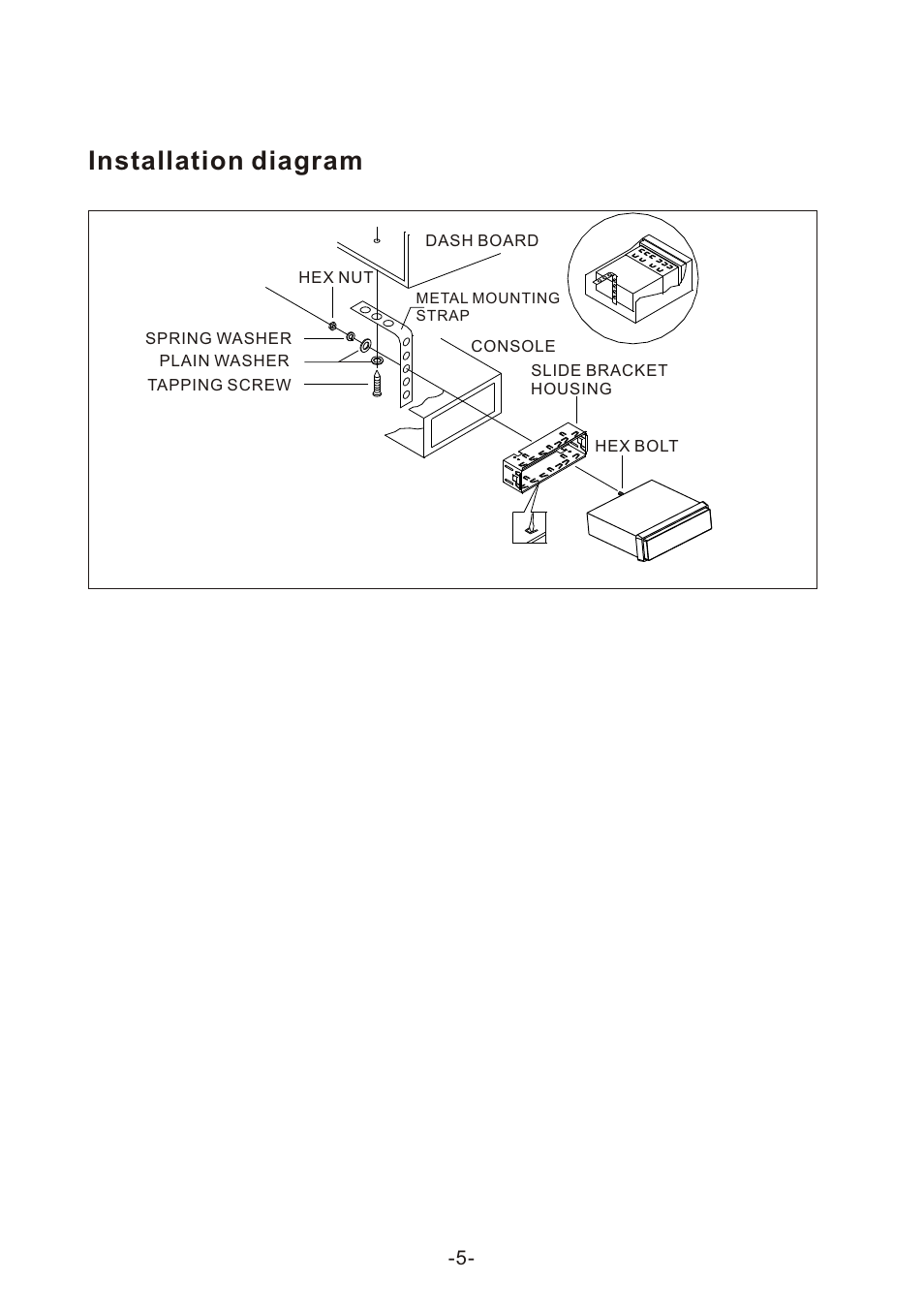 Installation diagram | Naxa NCA-604 User Manual | Page 6 / 17
