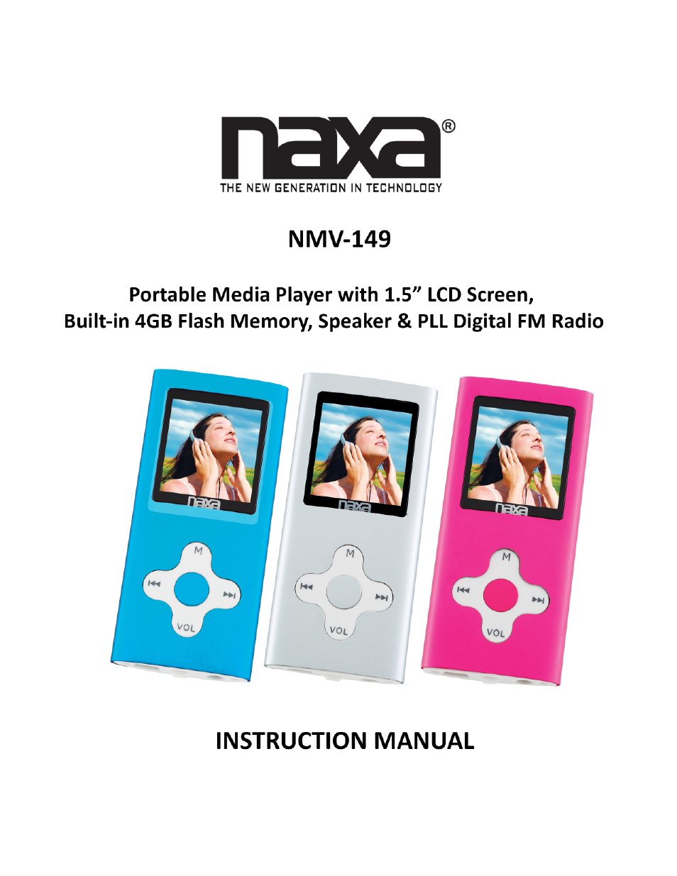 Naxa NMV-149 User Manual | 23 pages