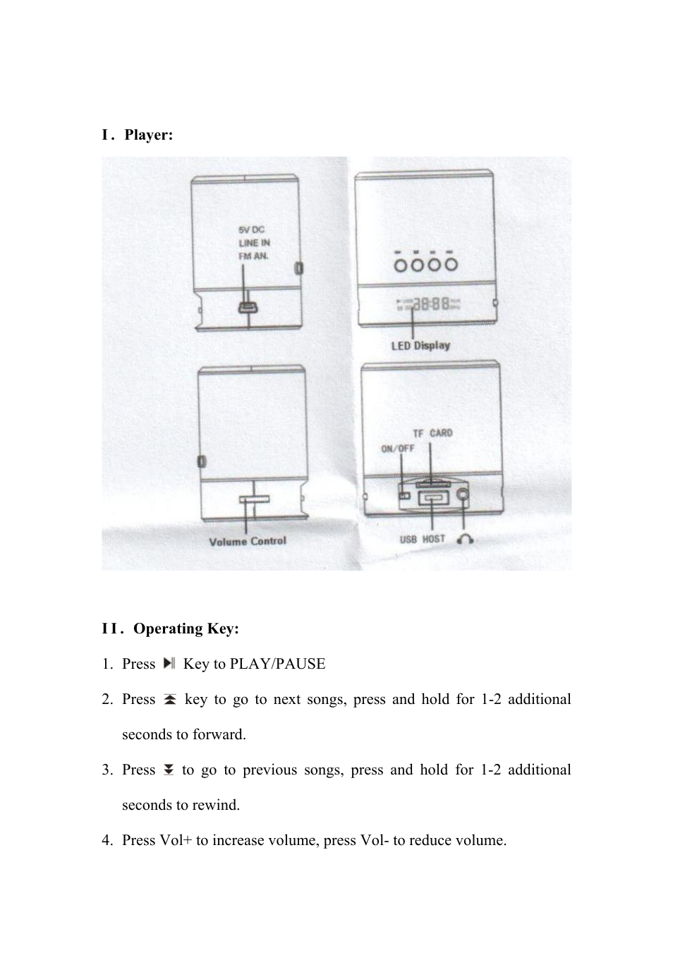 Naxa NAS-3052 User Manual | Page 2 / 4