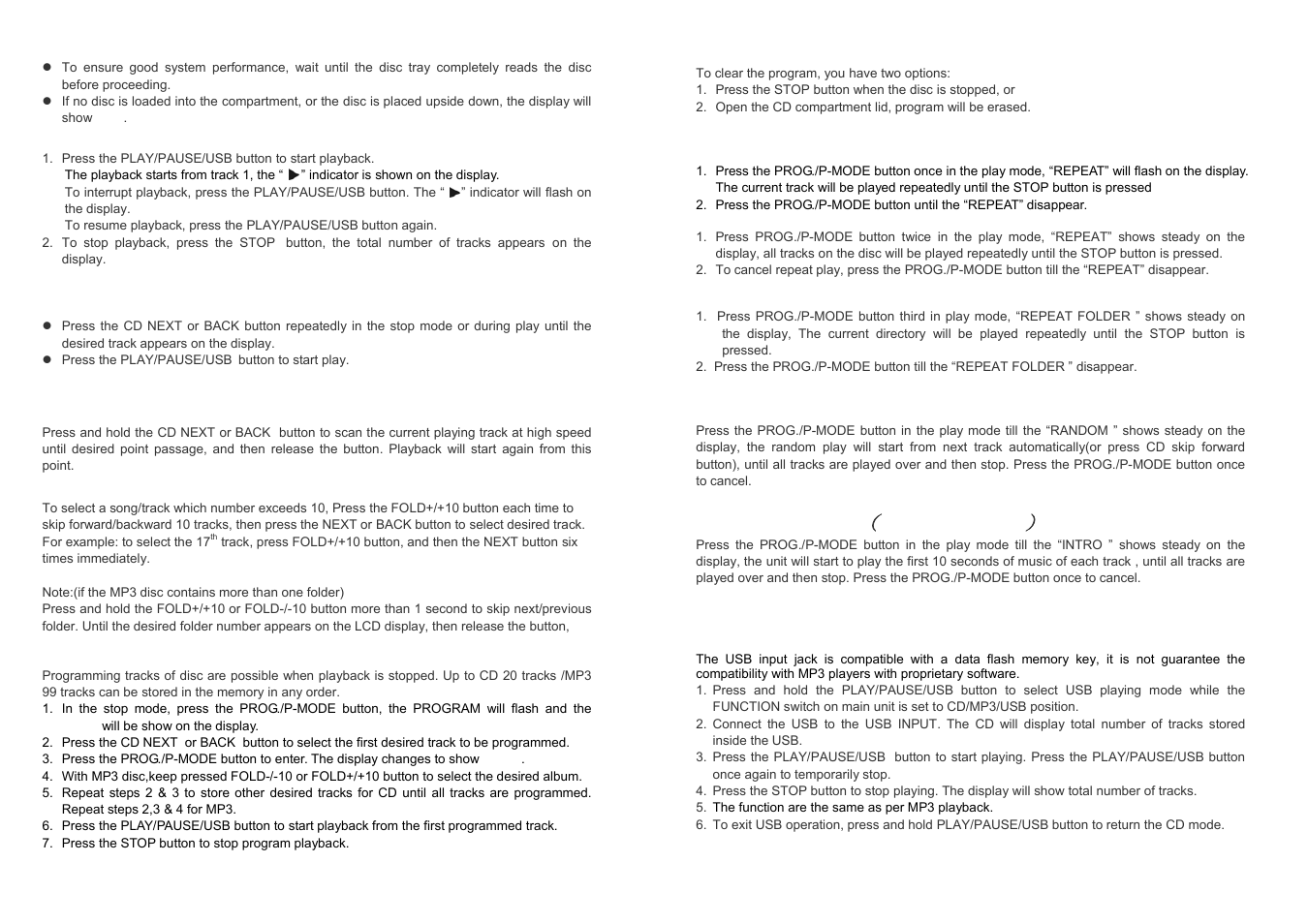 Naxa NPB-257 User Manual | Page 3 / 4