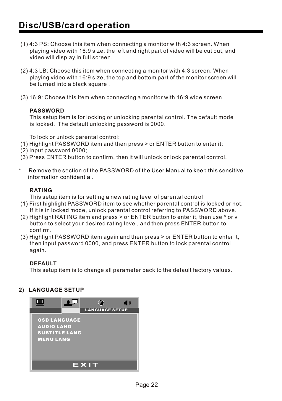 页 23, Disc/usb/card operation | Naxa NCD-730 User Manual | Page 23 / 31