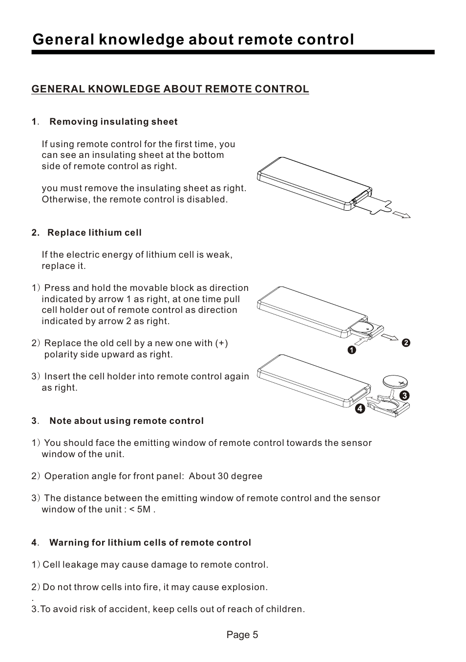 General knowledge about remote control | Naxa NCD-730 User Manual | Page 6 / 31