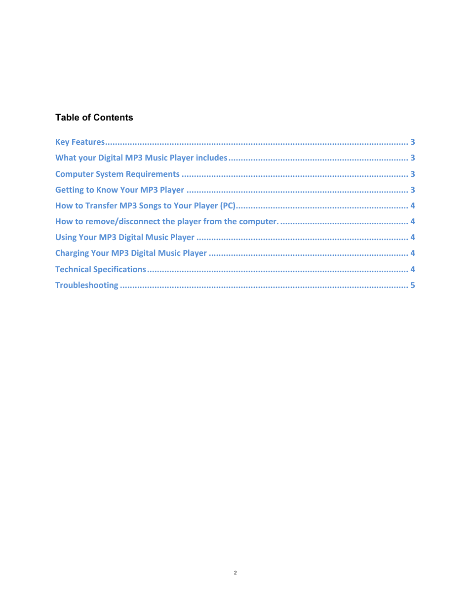 Naxa NM-107 User Manual | Page 2 / 5