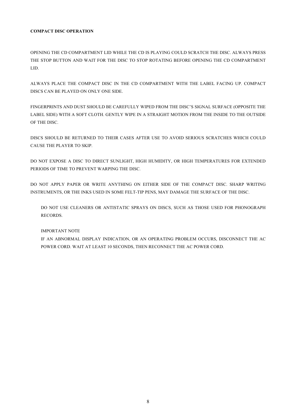 Naxa NS-438 User Manual | Page 8 / 9