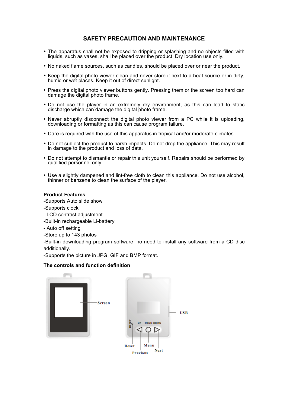 Naxa NF-588 User Manual | Page 2 / 5