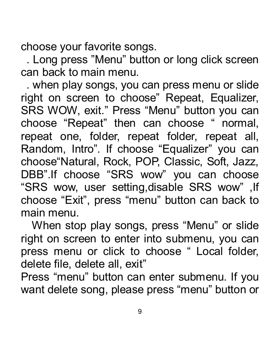 Naxa NM-145 User Manual | Page 10 / 18
