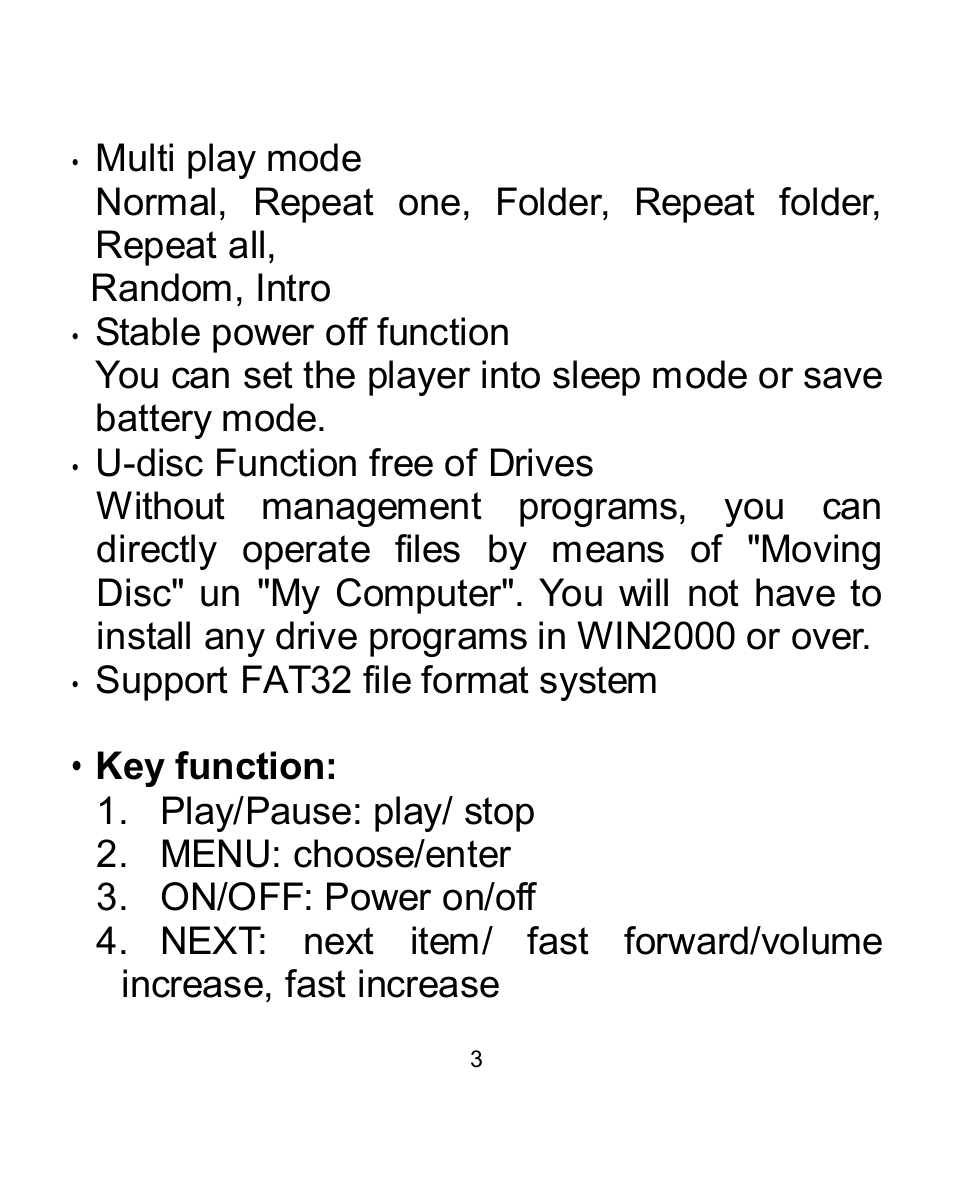 Naxa NM-145 User Manual | Page 4 / 18