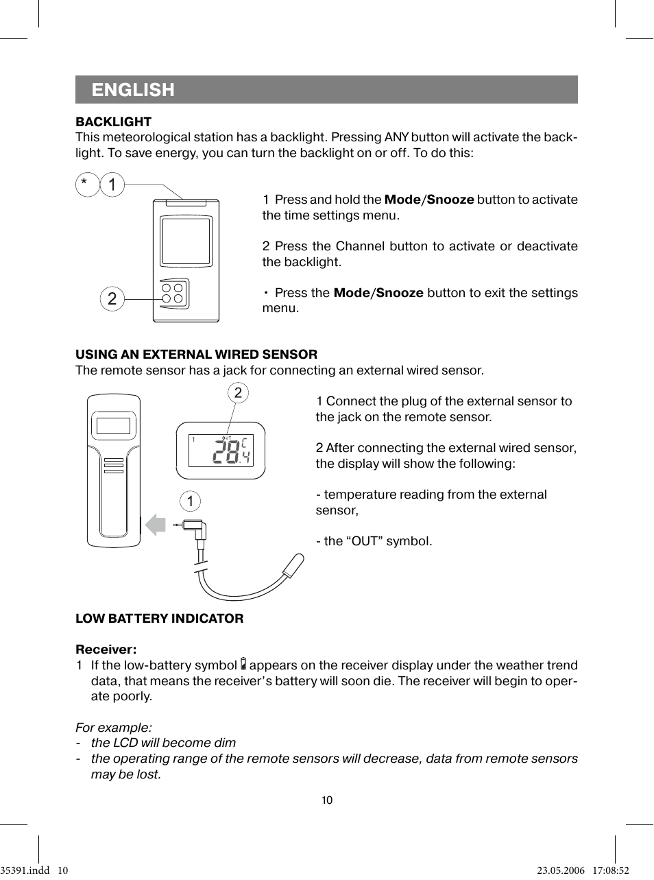 English | Vitek VT-3539 User Manual | Page 10 / 64