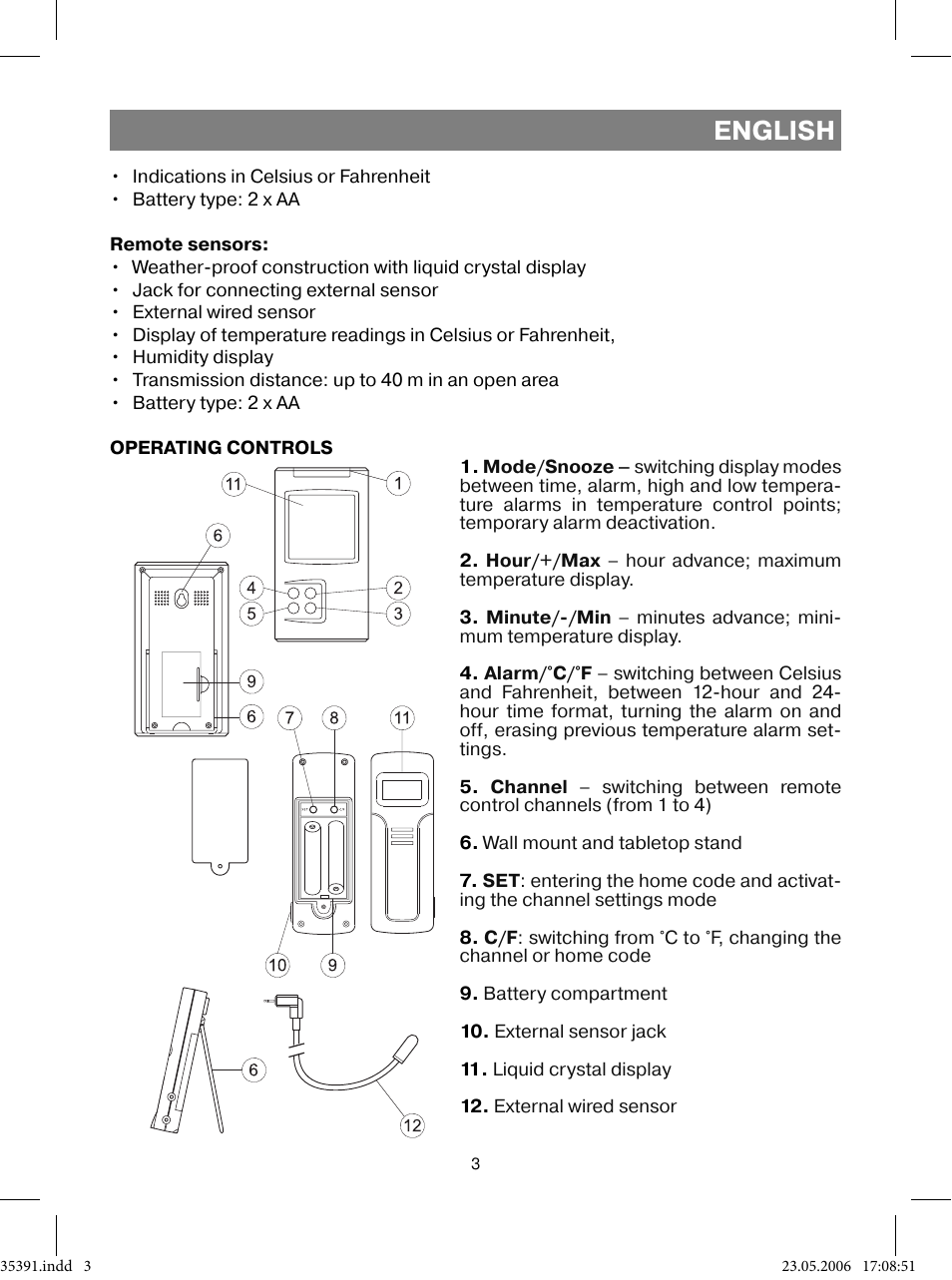 English | Vitek VT-3539 User Manual | Page 3 / 64