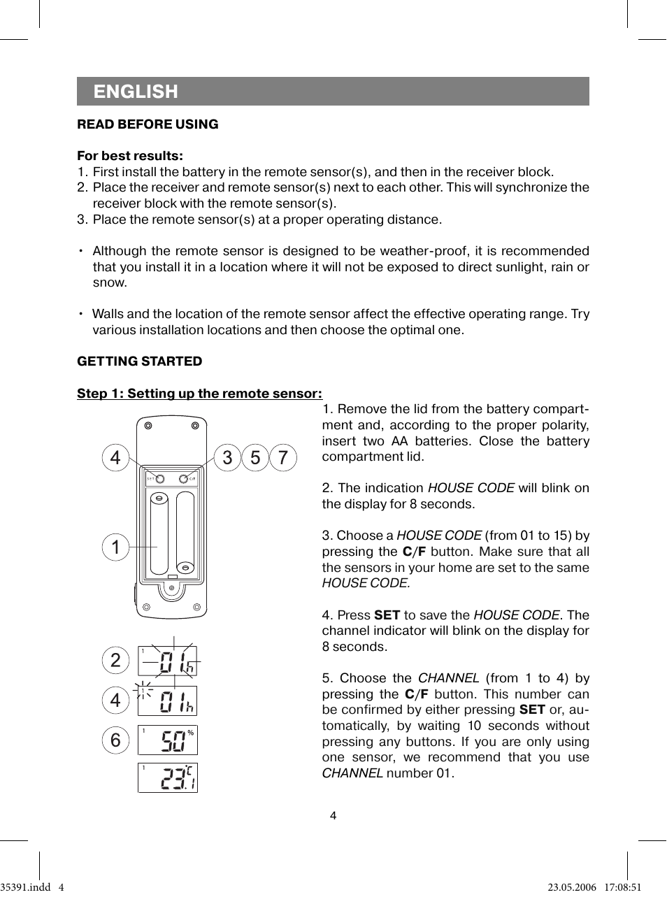 English | Vitek VT-3539 User Manual | Page 4 / 64