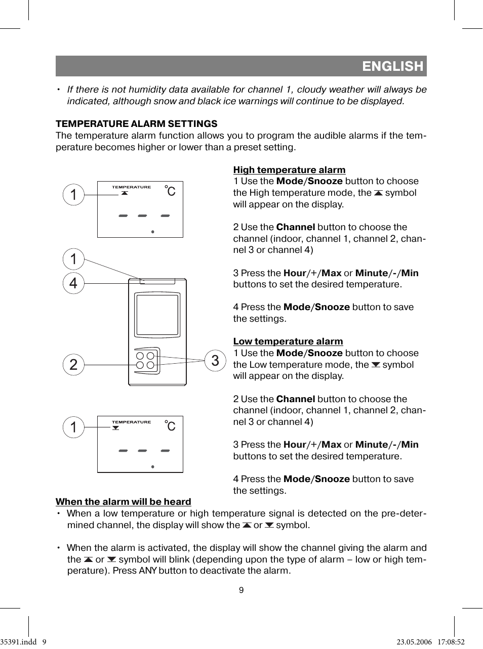 English | Vitek VT-3539 User Manual | Page 9 / 64