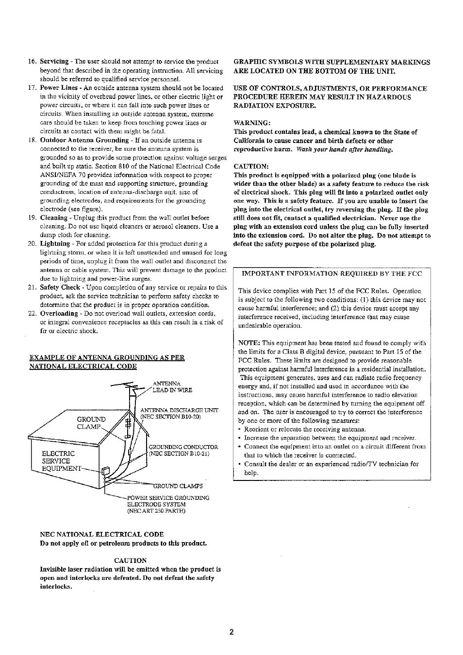 Naxa NDL-254 User Manual | Page 3 / 10