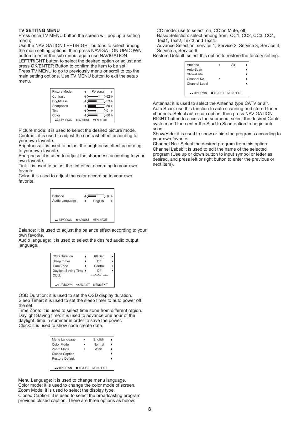 Naxa NDL-254 User Manual | Page 9 / 10
