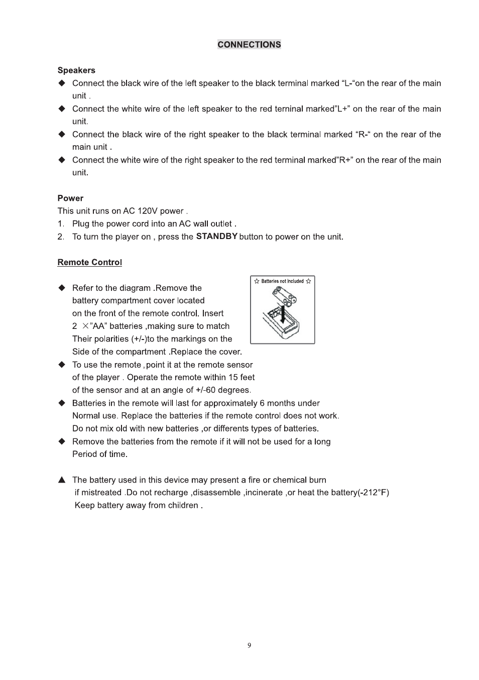 页 10 | Naxa NSM-437 User Manual | Page 10 / 17