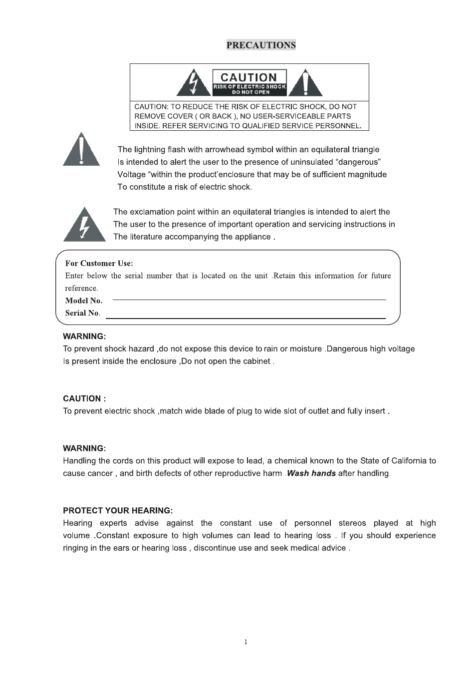 Naxa NSM-437 User Manual | Page 2 / 17