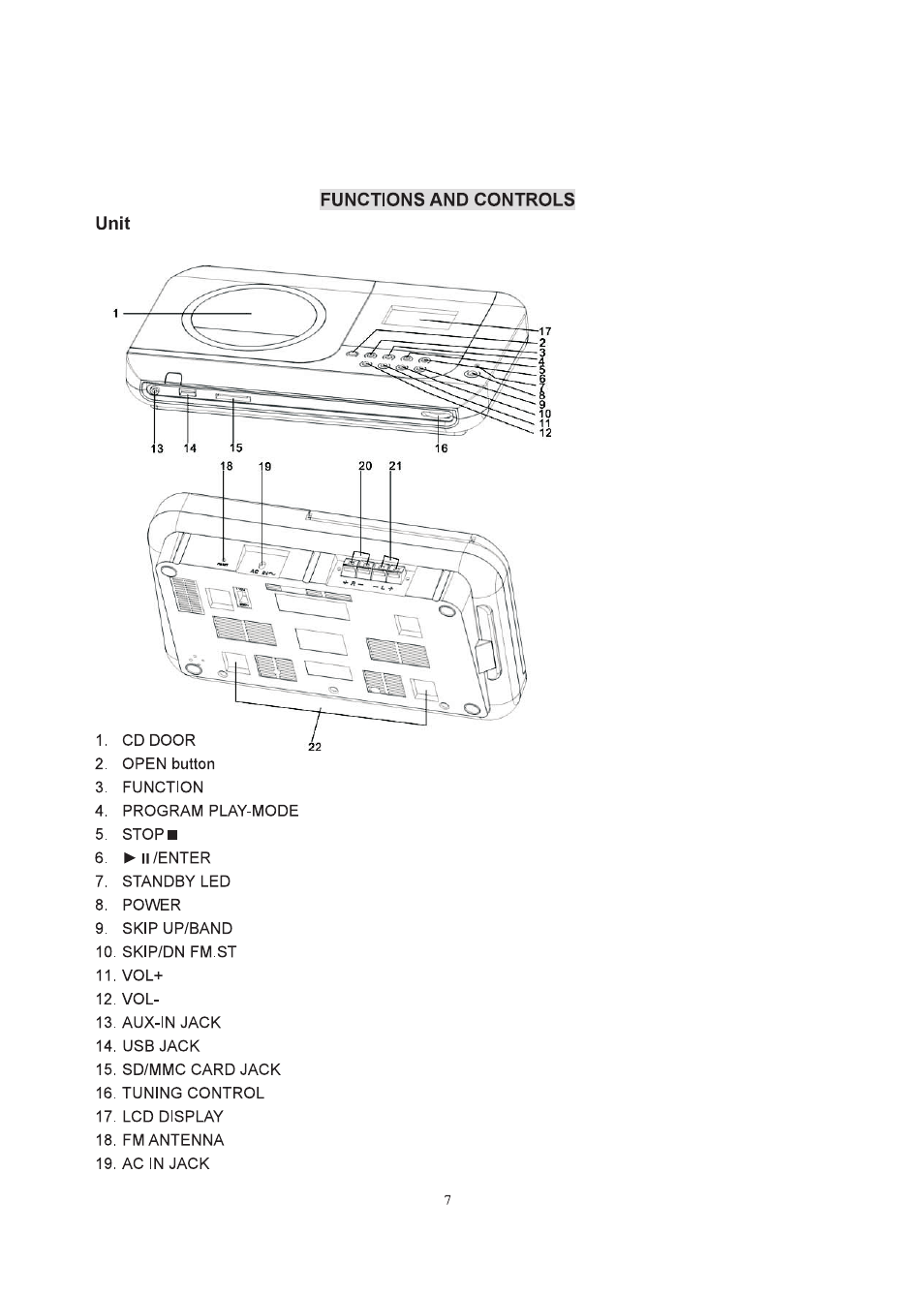 Naxa NSM-436 User Manual | Page 8 / 17