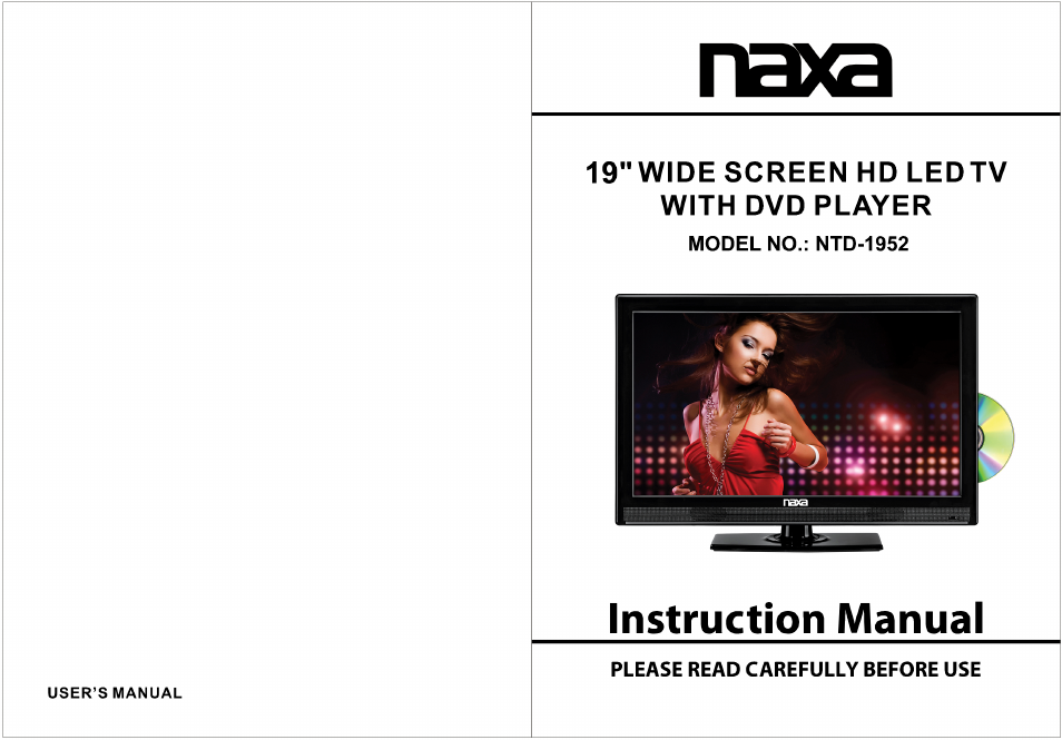 Naxa NTD-1952 User Manual | 18 pages