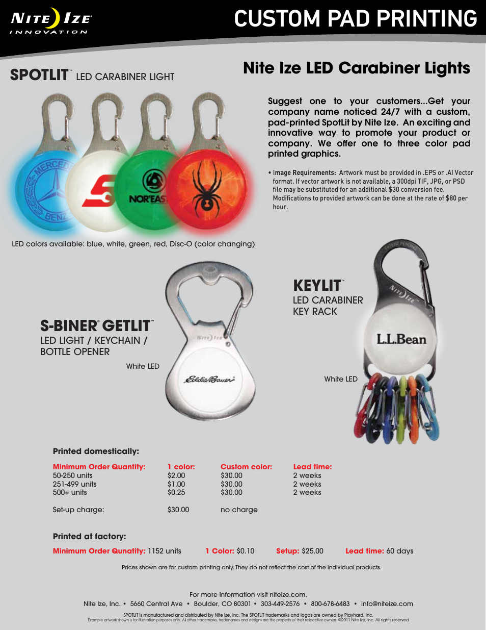 Niteize S-BINER KEYLIT User Manual | 1 page