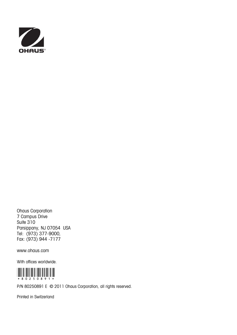 Ohaus MB45 MOISTURE ANALYZER Manual User Manual | Page 70 / 70